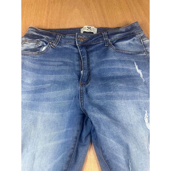 Hammer Jeans Distressed Skinny Denim Blue Women’s Size 13 - Picture 2 of 6